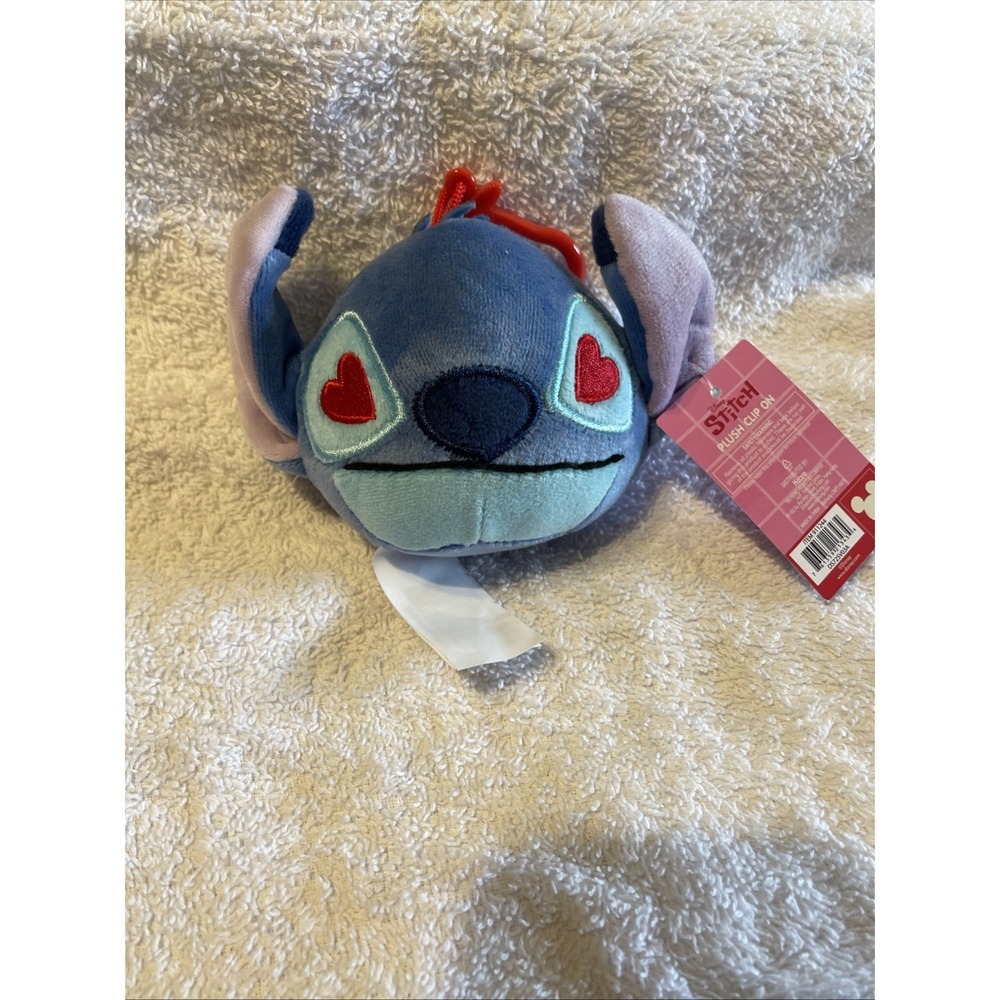 NWT! Disney LILO 3" Inch W/ Clip Heart Eyes Plush